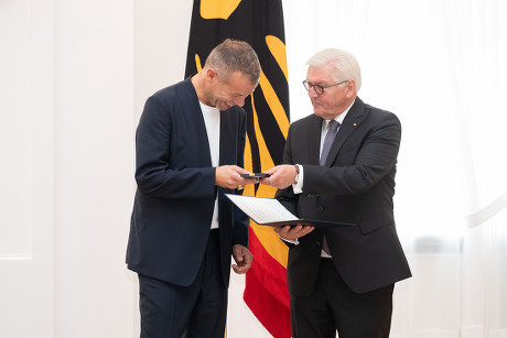 German President Steinmeier awards Federal Order of Merit to 29 people, Berlin, Germany - 02 Oct 2018