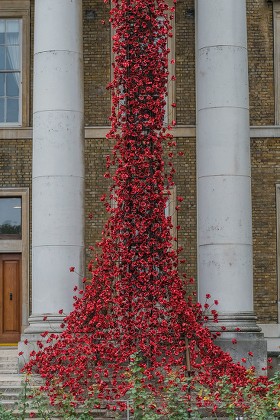Weeping Window at the Imperial War Museum, London, UK - 04 Oct 2018