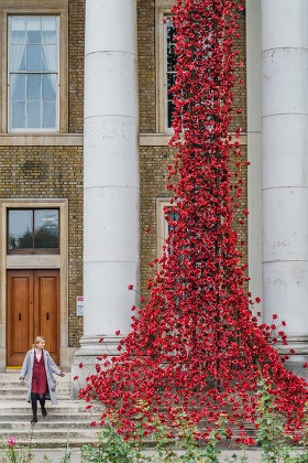 Weeping Window at the Imperial War Museum, London, UK - 04 Oct 2018