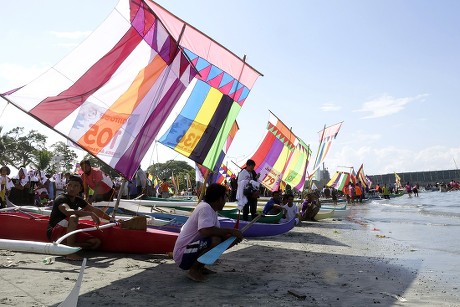 Filipinos View Traditional Colorful Vinta Traditional Editorial Stock ...