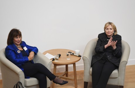 Hillary Clinton visits Oxford, United Kingdom - 08 Oct 2018