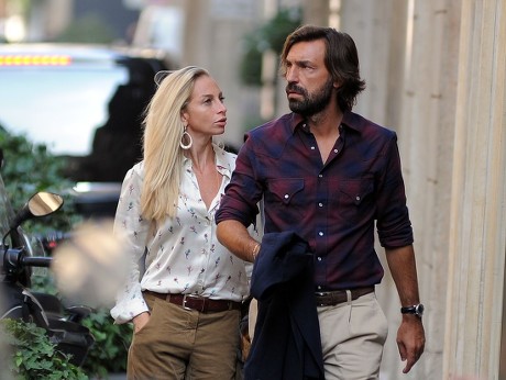 eAndrea Pirlo and Valentina Baldini out and about, Milan, Italy - 08 Oct 2018