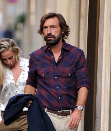 eAndrea Pirlo and Valentina Baldini out and about, Milan, Italy - 08 Oct 2018