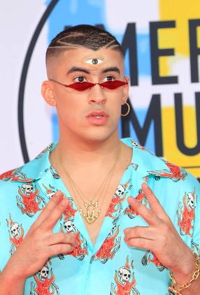 Puerto Rican Rapper Bad Bunny Arrives Editorial Stock Photo