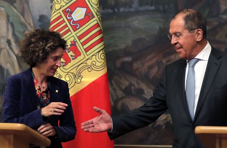 The Minister of Foreign Affairs of Andorra Maria Ubach Font visits ...