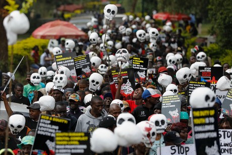 Kenyan Activists Protest Against South Sudanese Leaders, Nairobi, Kenya ...