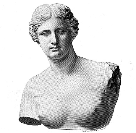 Venus Milo Aphrodite Melos Halfnaked Statue Shutterstock