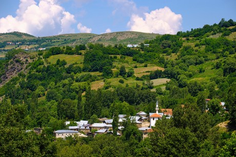 Village Cernjeve Korabkoritnik Nature Park Park Editorial Stock Photo ...