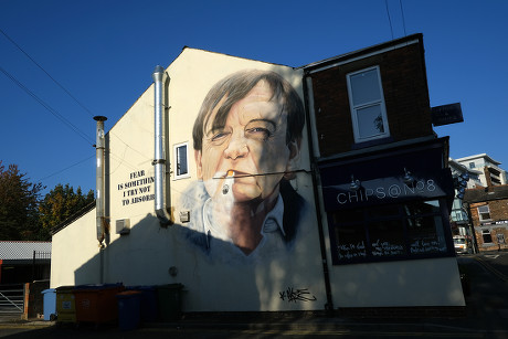 Mural Mark E Smith Former Lead Editorial Stock Photo - Stock Image ...