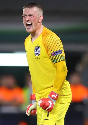 England Goalkeeper Jordan Pickford Shouts Editorial Stock Photo - Stock ...