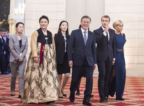 South Korean President Moon Jae-in visit to France - 15 Oct 2018