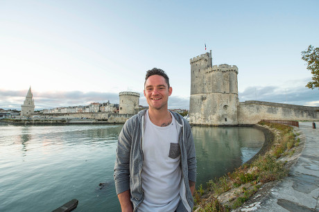 Ryan Lamb Relaxing Around La Rochelle Harbour. Rugby Feature La Rochelle France. Picture Graham Chadwick.
