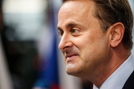 Luxembourg Prime Minister Xavier Bettel Speaks Editorial Stock Photo ...