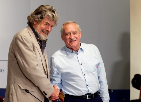 Climbers Reinhold Messner and Krzysztof Wielicki receive Princess of Asturias Award of Sports 2018, Oviedo, Spain - 18 Oct 2018