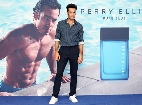 Aaron Diaz 'Perry Ellis Pure Blue' advertising campaign, Mexico City, Mexico - 18 Oct 2018