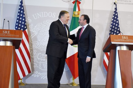 Mike Pompeo Visit to Mexico, Mexico City, Mexico - 19 Oct 2018