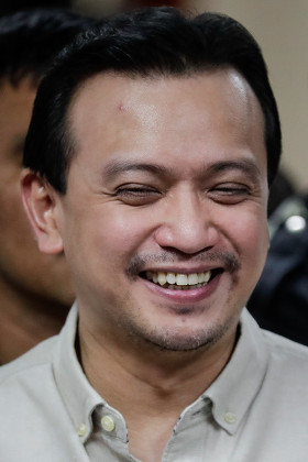 Court denies arrest warrant for Philippine Senator Trillanes, Pasay City, Philippines - 22 Oct 2018