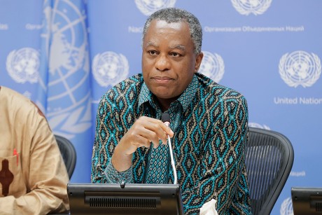 Press briefing by Geoffrey Onyeama of Nigeria, United Nations, New York, USA - 21 Sep 2018