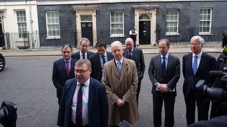 Politicians in  Downing Street, London, UK-23 Oct 2018