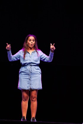 Luisa Omielan performing at the O2 Academy, Newcastle, UK - 25 Oct 2018