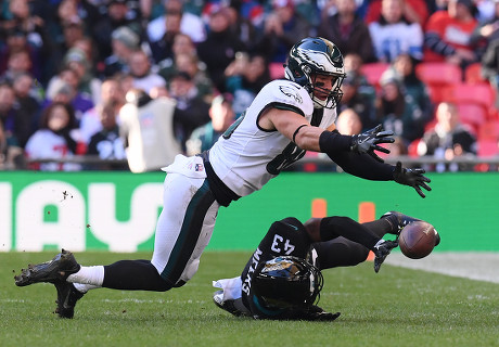 London, UK. 28 October 2018. Philadelphia Eagles at Jacksonville Jaguars NFL  game at Wembley Stadium, the