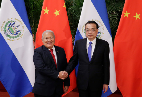 El Salvador's President Salvador Sanchez Ceren visits Beijing, China - 02 Nov 2018