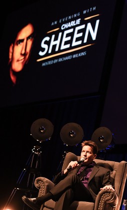 US actor Charlie Sheen's speaking tour in Australia, Melbourne - 03 Nov 2018