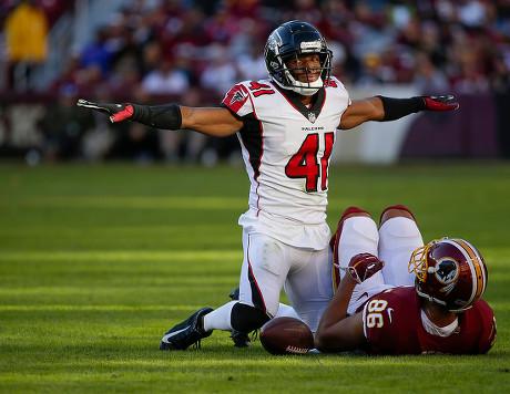 Atlanta Falcons S 41 Sharrod Neasman Editorial Stock Photo - Stock