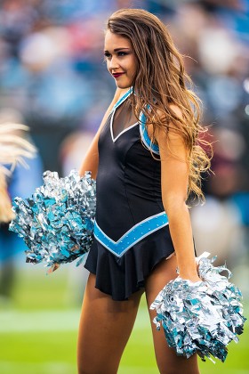 Carolina Panthers Cheerleader During Nfl Football Editorial Stock