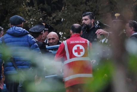 Ndrangheta convict takes hostages in post office, Boretto, Italy - 05 Nov 2018
