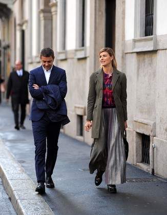 Martina Colombari and Alessandro Costacurta out and about, Milan, Italy - 05 Nov 2018