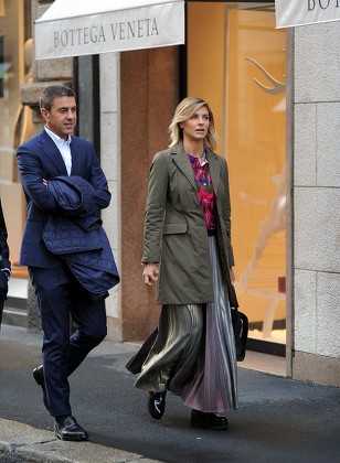 Martina Colombari and Alessandro Costacurta out and about, Milan, Italy - 05 Nov 2018