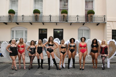 Simply Be's Christmas lingerie collection photocall, London, UK - 06 Nov 2018