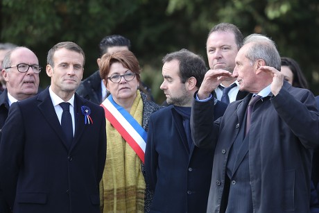 President Macron's tour to commemorate the centenary of the end of the First World War, Les Eparges, France - 06 Nov 2018