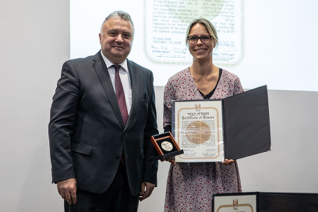 Righteous Among the Nations honor awarded in Berlin, Germany - 07 Nov 2018