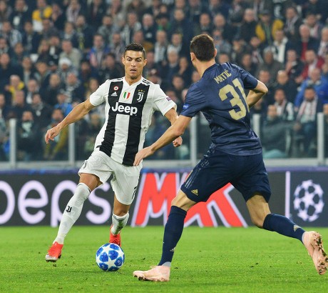 Juventus Cristiano Ronaldo Action During Italian Editorial Stock