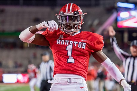 Houston Cougars Wide Receiver Bryson Smith Editorial Stock Photo