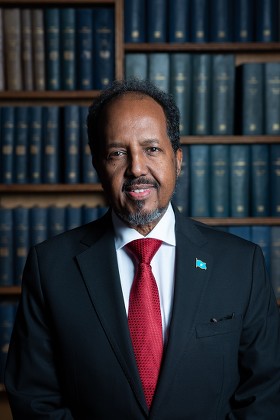 Hassan Sheikh Mohamud at the Oxford Union, UK - 12 Oct 2018