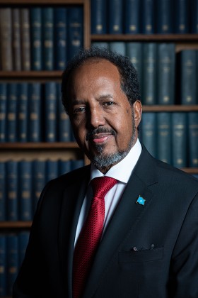 Hassan Sheikh Mohamud at the Oxford Union, UK - 12 Oct 2018