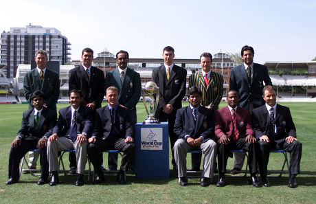 1999 Cricket World Cup Team Captains Redaktionelles Stockfoto