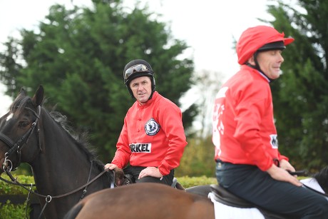 Jockey Ap Mccoy And Legends Richard Dunwoody Peter Scudamore And John Francome Prepare For Olympia And Demonstrate Their Showjumping Abilities. Pic Andy Hooper/daily Mail.