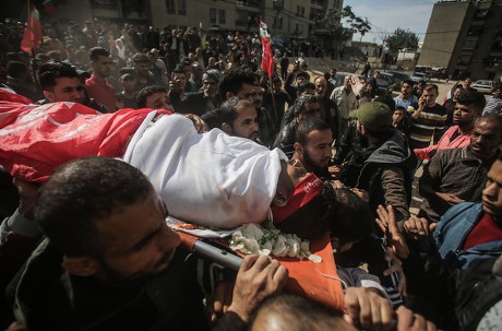 Mourners Carry Body Muhammad Odeh Who Editorial Stock Photo - Stock ...