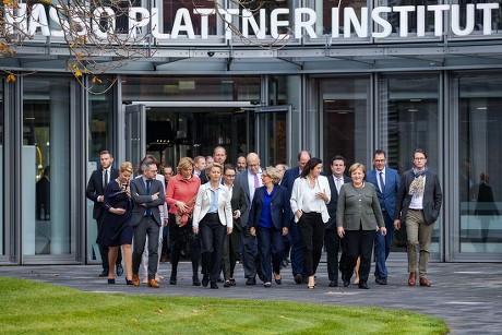 German cabinet meeting on digitization, Potsdam, Germany - 14 Nov 2018