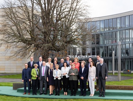 German cabinet meeting on digitization, Potsdam, Germany - 14 Nov 2018