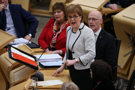 Scottish Parliament First Minister's Questions, The Scottish Parliament, Edinburgh, Scotland, UK - 15 Nov 2018