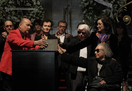 Mexico bids last farewell to Fernando del Paso with honors from great artists, Mexico City - 16 Nov 2018