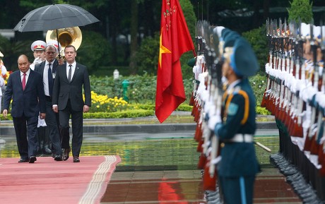 Russian Prime Minister Dmitri Medvedev visits Vietnam, Hanoi, Viet Nam - 19 Nov 2018