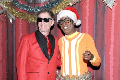 DJ Lance Rock and Tom Kenny at Christmas Celebration, Bob Baker Marionette Theatre, Los Angeles, USA - 18 Nov 2018