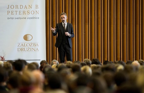 Jordan B. Peterson lecture, Gospodarsko razstavisce, Ljubljana, Slovenia - 18 Nov 2018