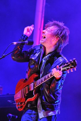 Editorial image of Thom Yorke contemplating the future of music distribution
